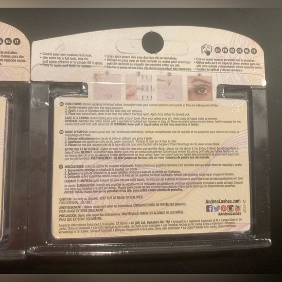 Andrea Permalash knotted flares medium brown individual lashes.NWT. 2 packs - Picture 3 of 6